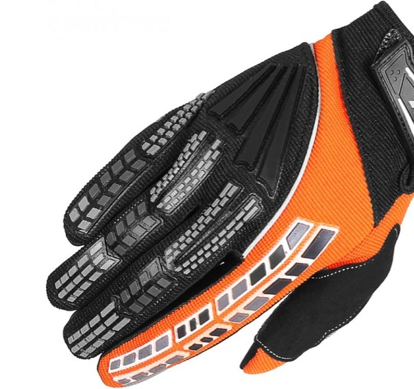 Rukavice na motorku TXR Rush černo-oranžové