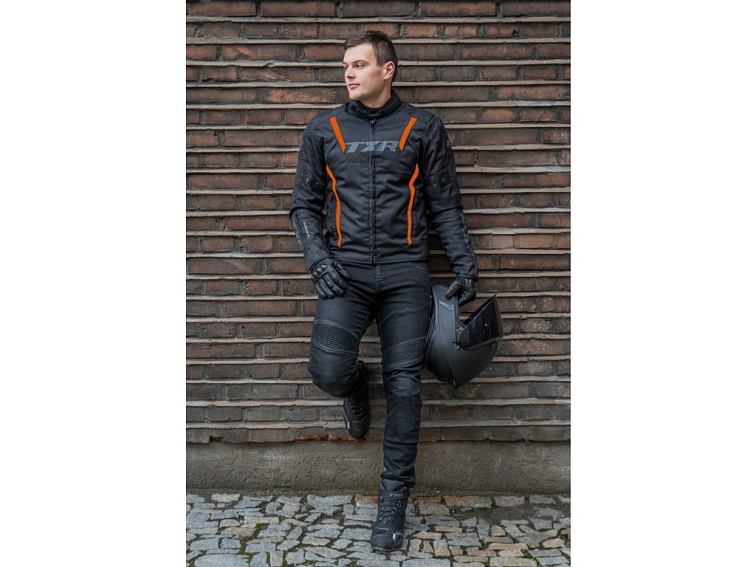 Bunda na motorku TXR Gunner černo-oranžová