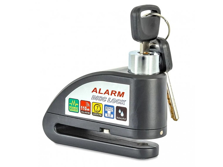 Motorzár riasztóval 110db TXR fekete