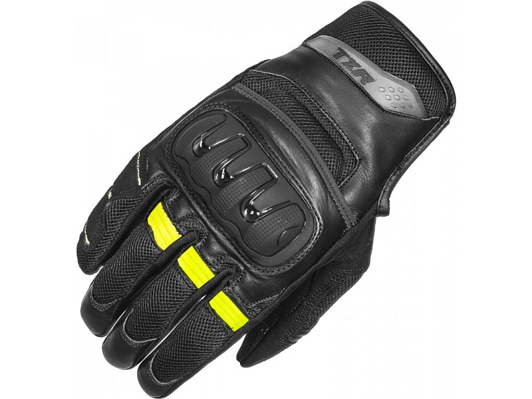 Rukavice na motorku TXR Aerosport černo-fluo žluté