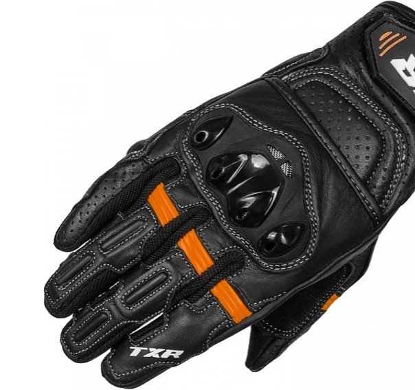 Rukavice na motorku TXR Hyper černo-oranžové
