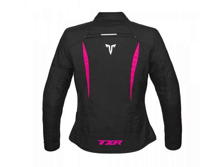 Dámská bunda na motorku TXR Elisa černo-růžová