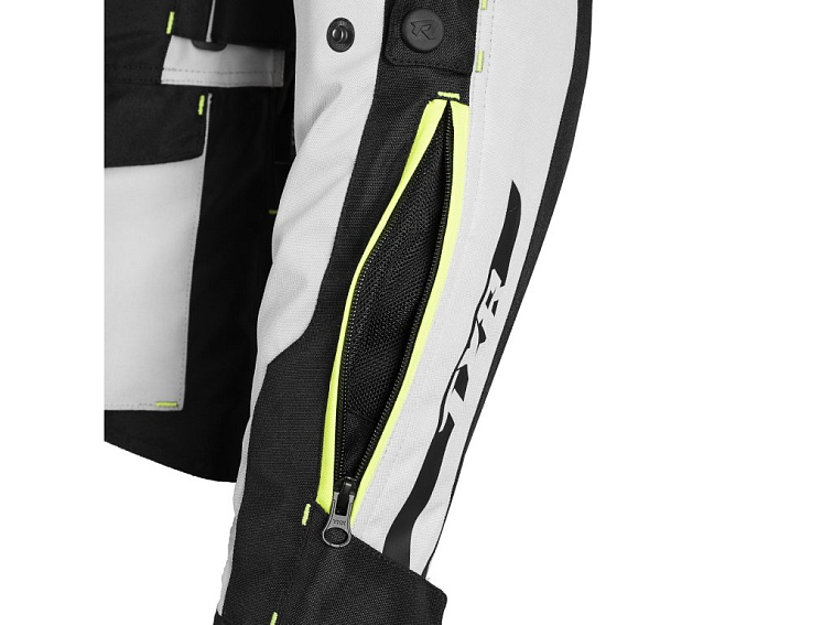Bunda na motorku TXR Expedition černo-šedo-fluo žlutá