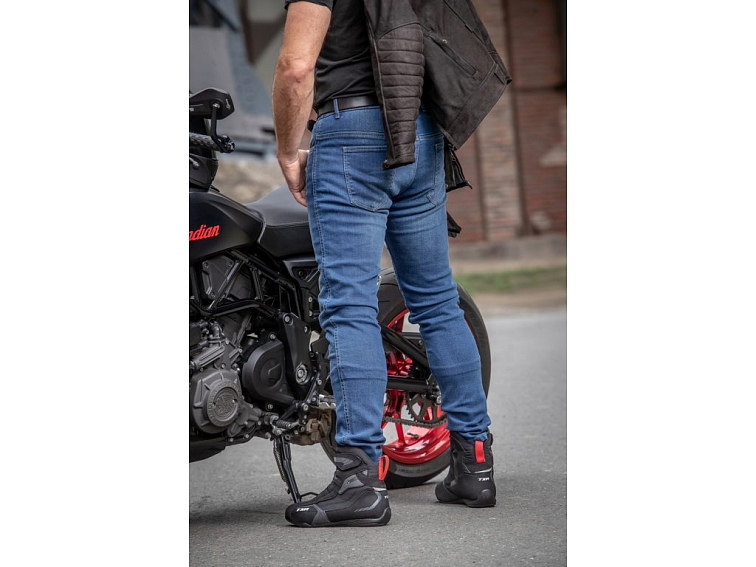 Jeansy na motorku TXR Sonic světle modré