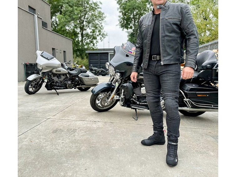 Jeansy na motorku TXR Sonic černé