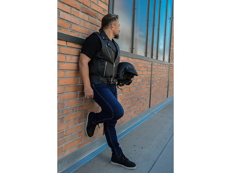 Kožená vesta na motorku TXR Custom