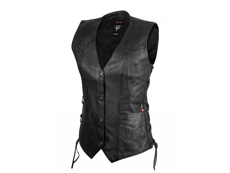 Dámská kožená vesta na motorku TXR Highway