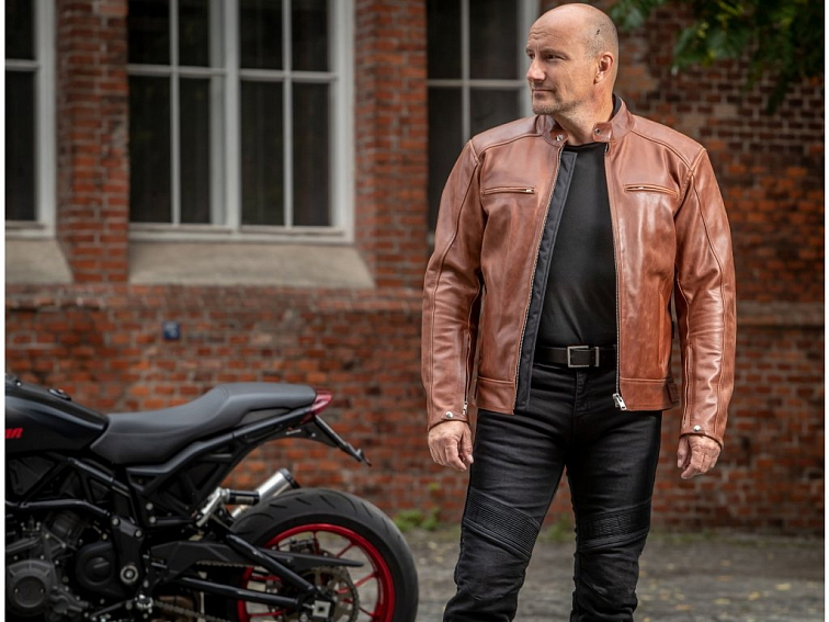 Bunda na motorku TXR Ranger světle hnědá