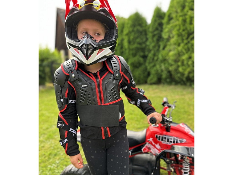 Dětský chránič těla TXR Guard černo-červený