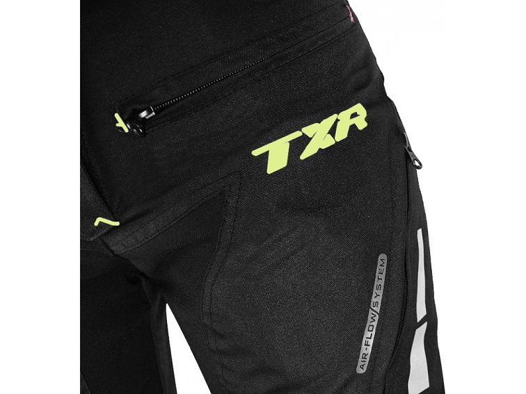 Dámské kalhoty na motorku TXR Rival černo-žluté