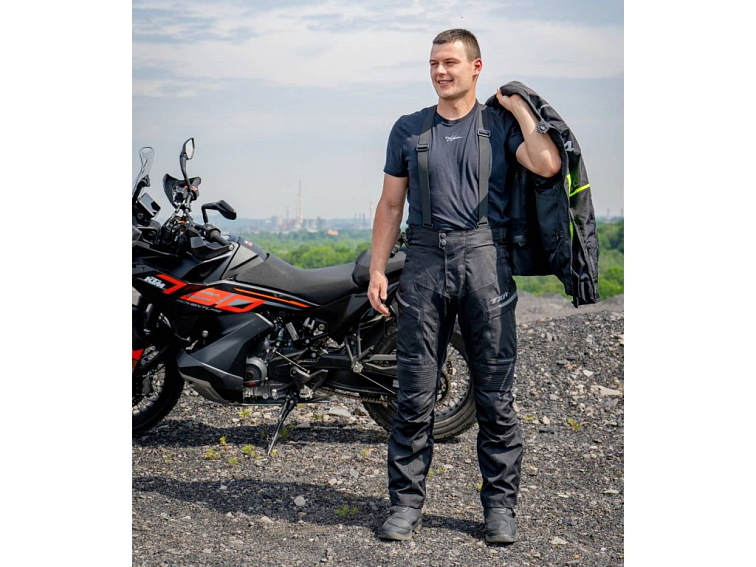 Kalhoty na motorku TXR Expedition černé