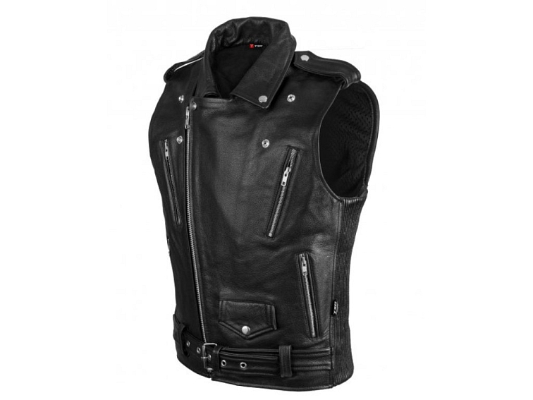 Kožená vesta na motorku TXR Custom