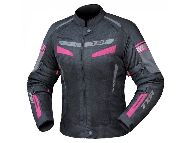Dámská bunda na motorku TXR Alpine černo-růžová