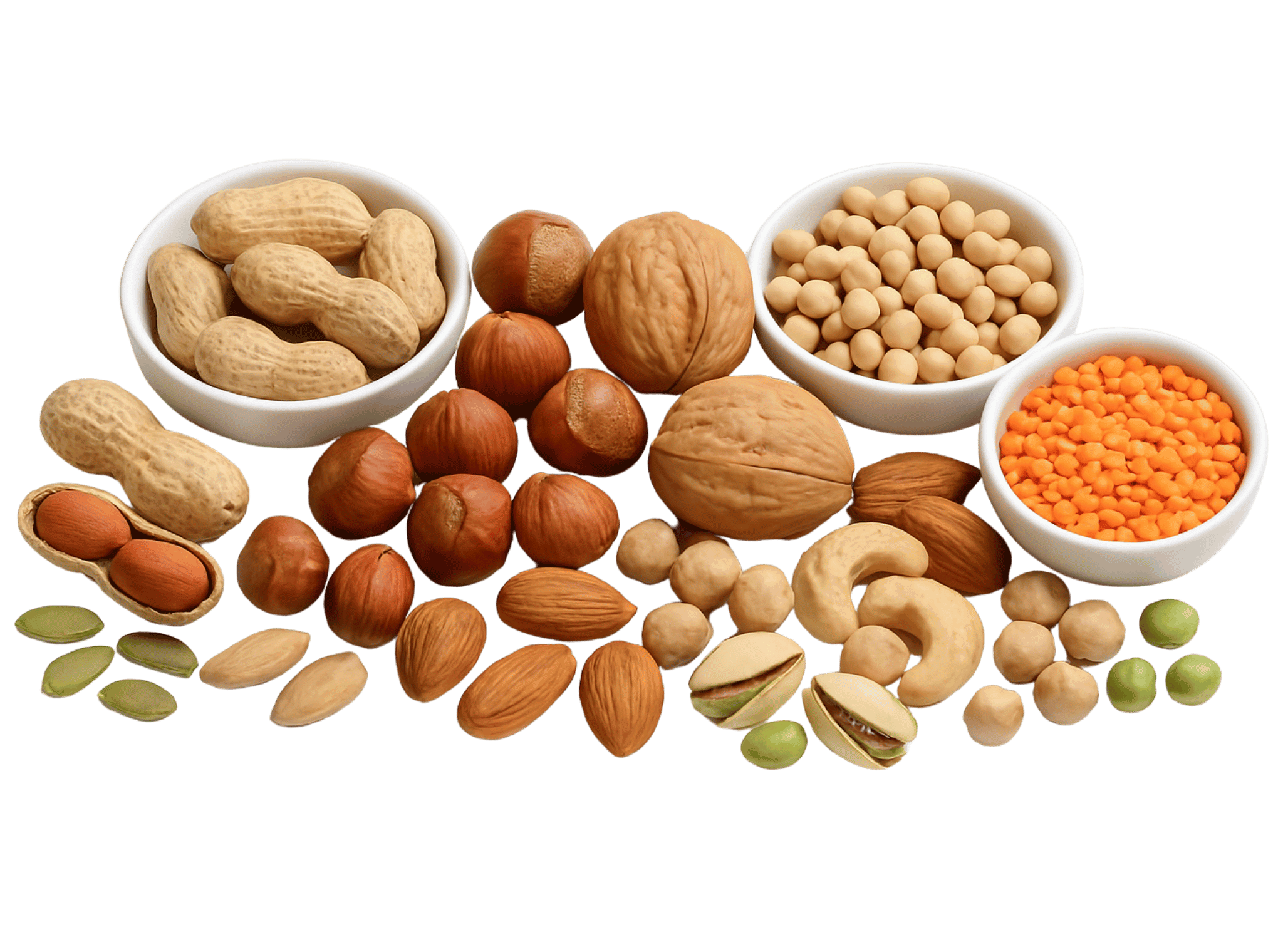 OŘECHY A LUŠTĚNINY