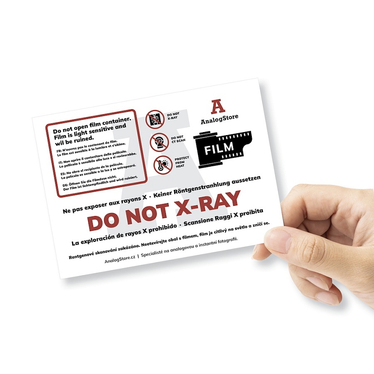 Poškodí letištní rentgen filmy do analogových a instantních fotoaparátů?