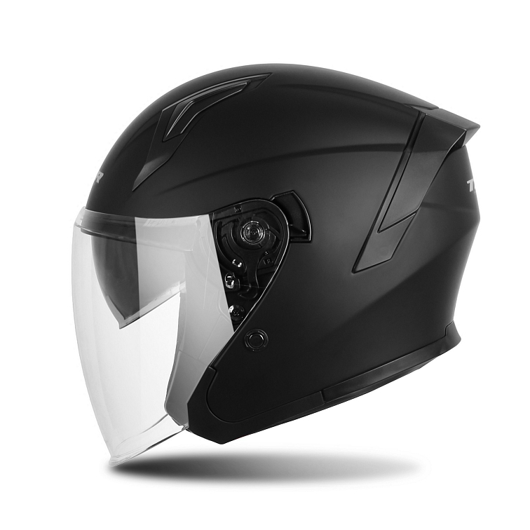 Otevřená helma na motorku TXR City černá matná