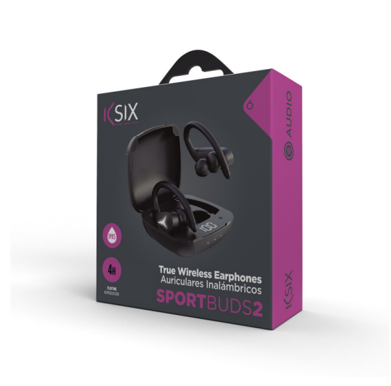 Bezdrôtové slúchadlá Ksix Sport Buds 2, 4+16h