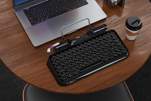 Rymek® celá čierna mechanická klávesnica