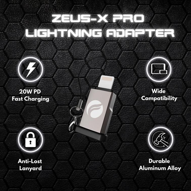 20W adaptér Zeus-X Pro® s konektorom Lightning