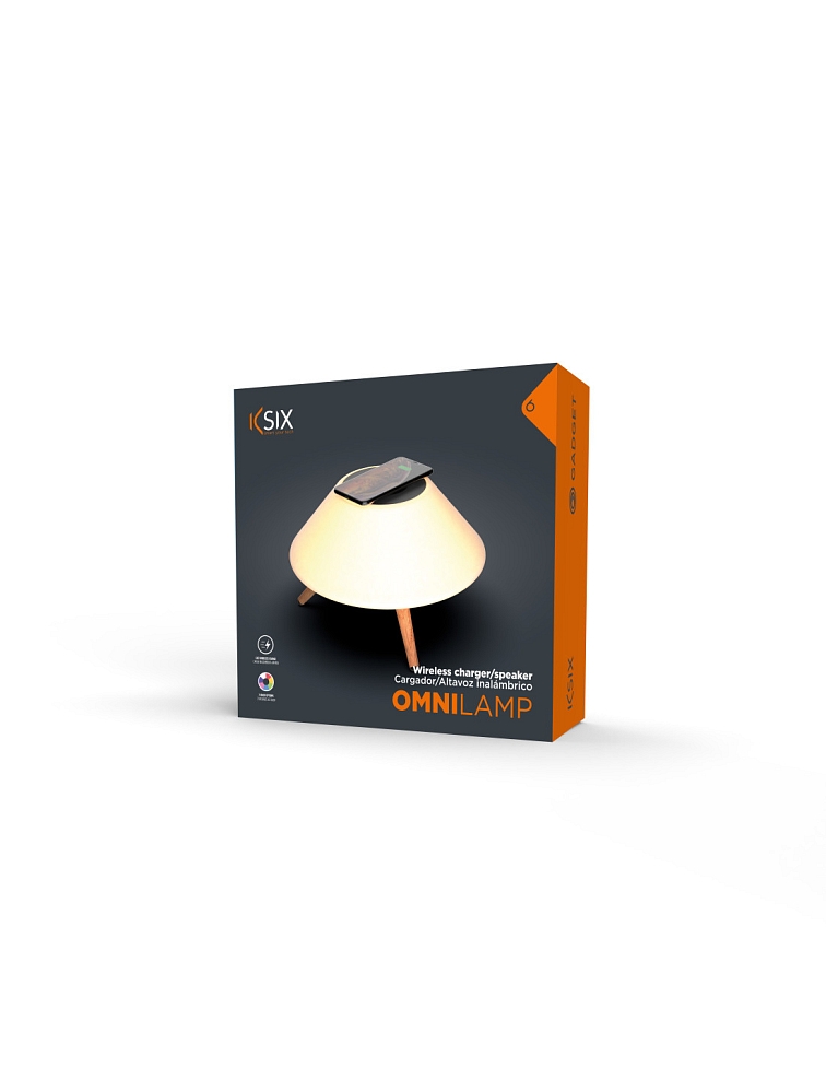Ksix Omni Lamp, 10W, Qi, reproduktor, diaľkové ovládanie