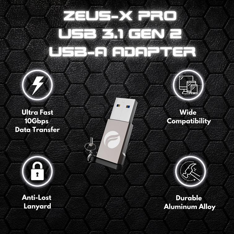 Adaptér Zeus-X Pro® 3.1 GEN 2 USB-A