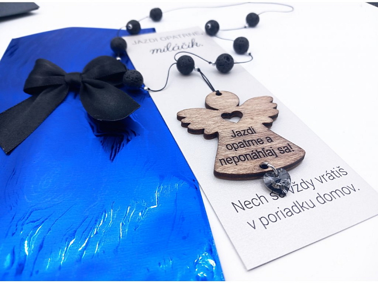 Prívesok Anjel s lávou