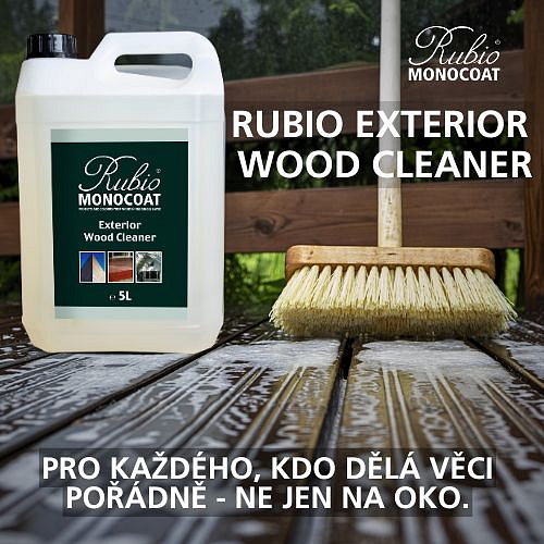 Rubio Monocoat Exterior Wood Cleaner - účinný čistič dřeva v exteriéru