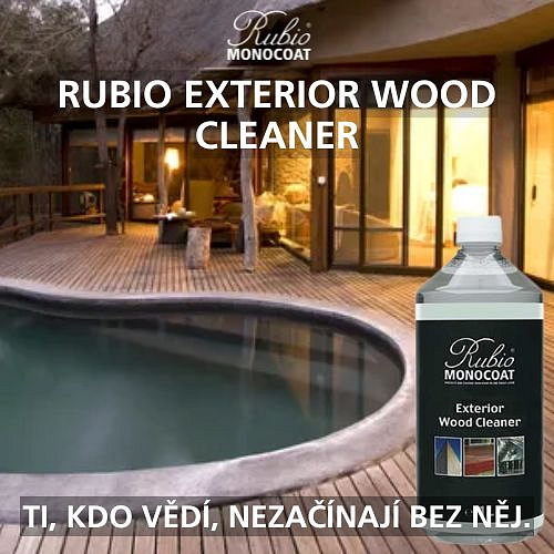Rubio Monocoat Exterior Wood Cleaner - účinný čistič dřeva v exteriéru