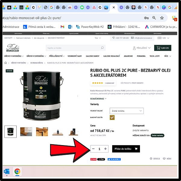 JAK NAKUPOVAT NA RUBIOMONOCOAT.CZ?