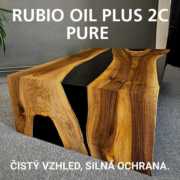 Rubio Monocoat Oil Plus 2C PURE - bezbarvý olej s akcelerátorem