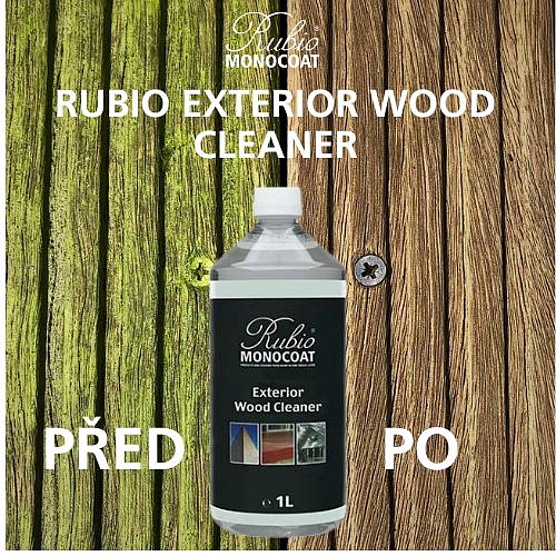 Rubio Monocoat Exterior Wood Cleaner - účinný čistič dřeva v exteriéru