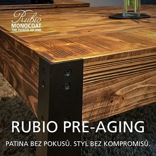 RUBIO PRE-AGING - NEREAKTIVNÍ NÁTĚR PRO STARŠÍ VZHLED DŘEVA