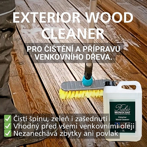 Rubio Monocoat Exterior Wood Cleaner - účinný čistič dřeva v exteriéru