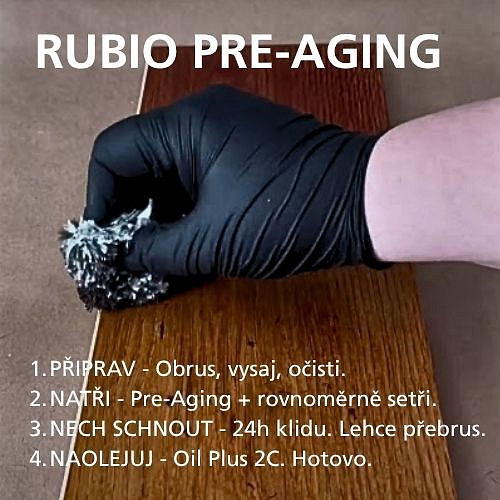 RUBIO PRE-AGING - NEREAKTIVNÍ NÁTĚR PRO STARŠÍ VZHLED DŘEVA