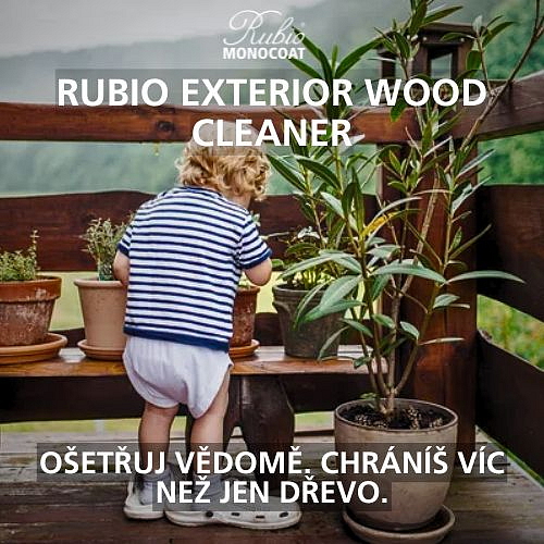 Rubio Monocoat Exterior Wood Cleaner - účinný čistič dřeva v exteriéru