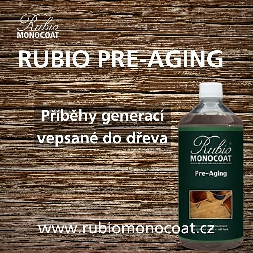 RUBIO PRE-AGING - NEREAKTIVNÍ NÁTĚR PRO STARŠÍ VZHLED DŘEVA
