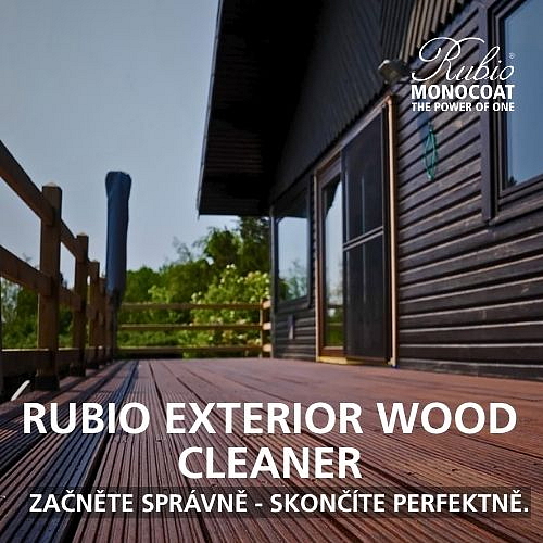 Rubio Monocoat Exterior Wood Cleaner - účinný čistič dřeva v exteriéru