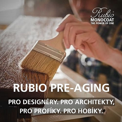 RUBIO PRE-AGING - NEREAKTIVNÍ NÁTĚR PRO STARŠÍ VZHLED DŘEVA