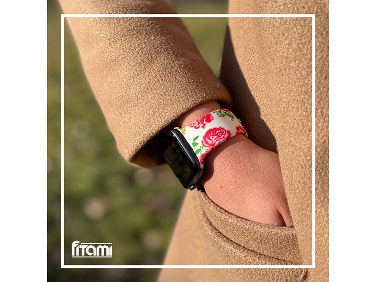 Řemínek s potiskem pro Apple Watch - Holandská růže