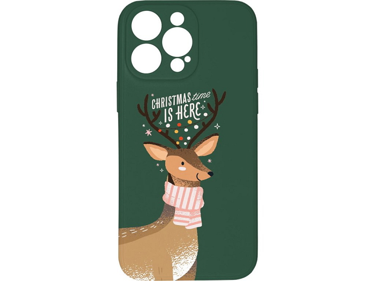 Kryt Vánoční sobice pro iPhone 14 Pro Max