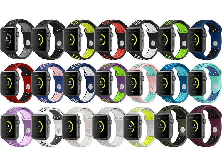 Perforovaný řemínek pro Apple Watch 42/44/45/46/49mm