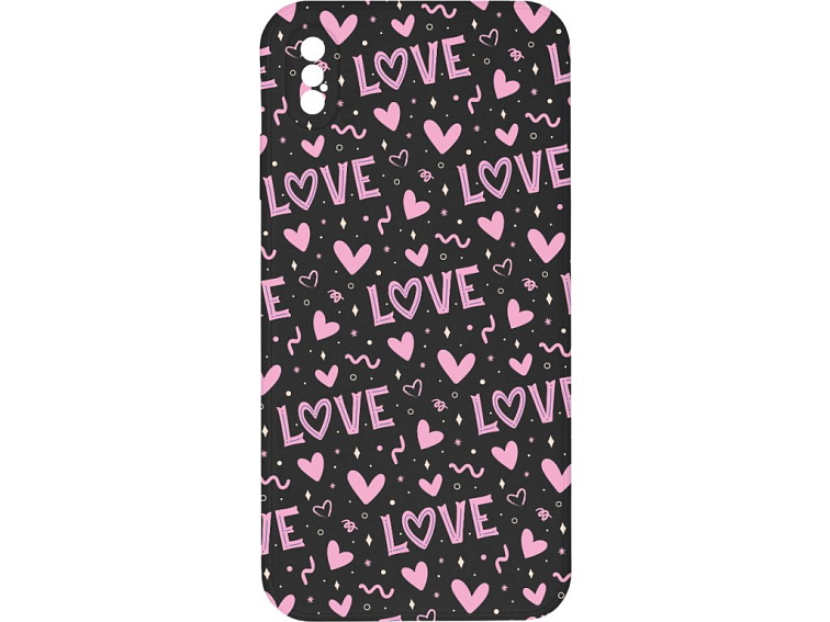 Kryt Love černý pro iPhone XS Max
