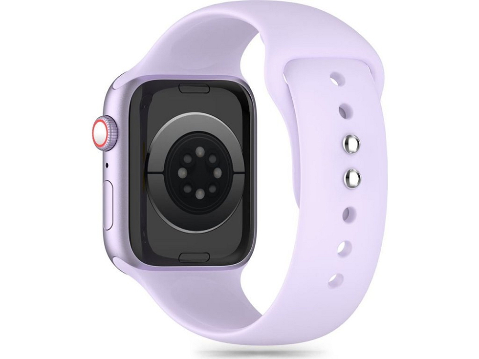Řemínek pro Apple Watch 44mm / 45mm / 46mm / 49mm - Tech-Protect, Silicone Elegant Purple