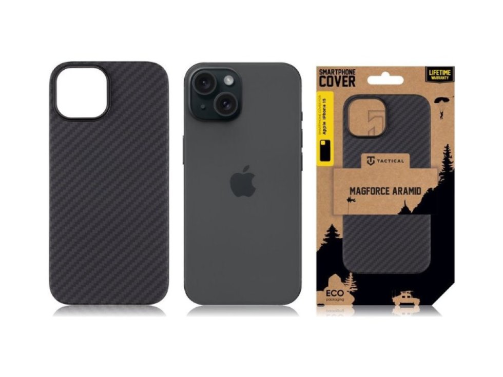 Ochranný kryt na iPhone 15 - Tactical, MagForce Aramid