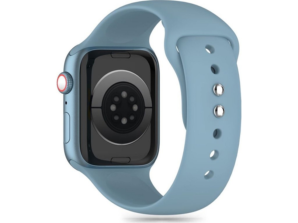 Řemínek pro Apple Watch 44mm / 45mm / 46mm / 49mm - Tech-Protect, Silicone Winter Blue