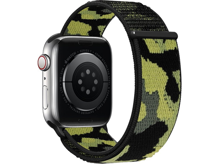 Nylonový řemínek kamufláž pro Apple Watch 42/44/45/46/49mm