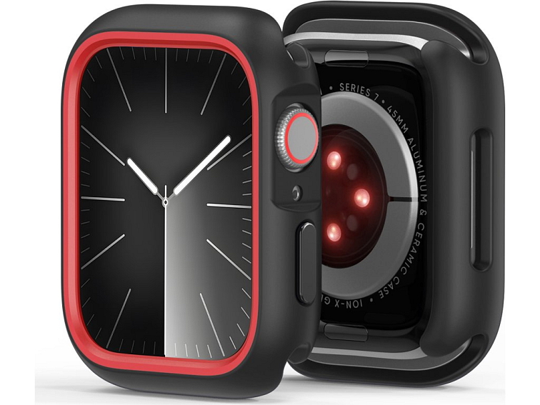 Ochranný kryt na Apple Watch 44mm - DuxDucis, Bamo Black/Red