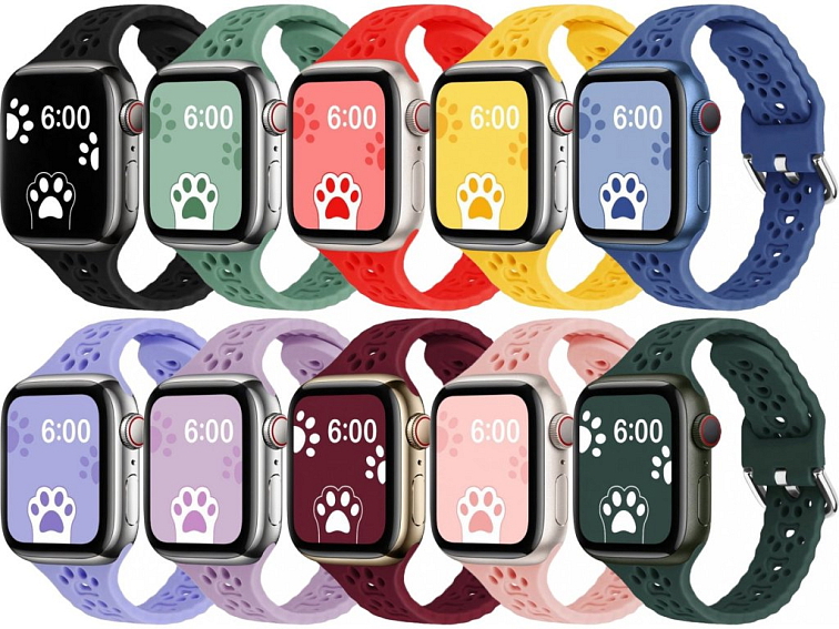 Řemínek s pacičkami a přezkovým zapínáním pro Apple Watch 38/40/41/42(S10)mm