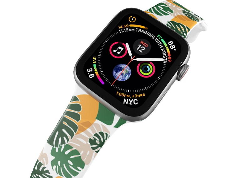 Apple watch řemínek Monstera
