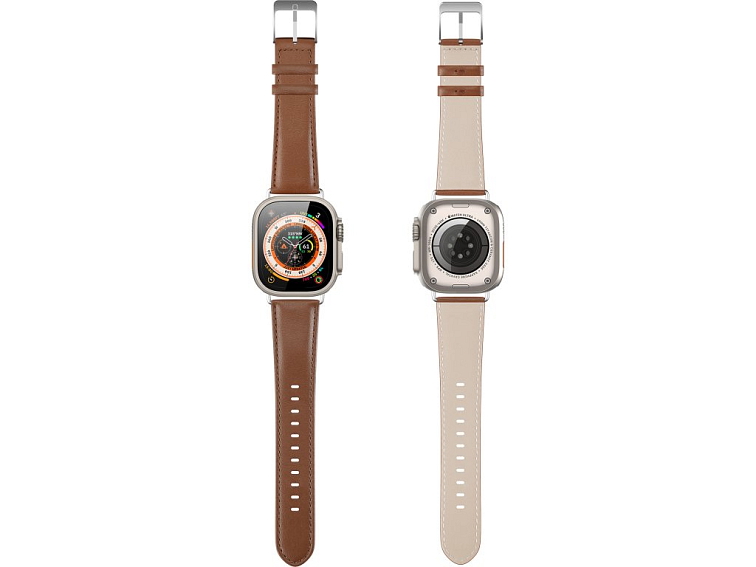 Řemínek pro Apple Watch 44mm / 45mm / 46mm / 49mm - DuxDucis, YS Brown